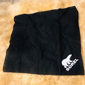 NEW black and white SOREL bandana with bear logo